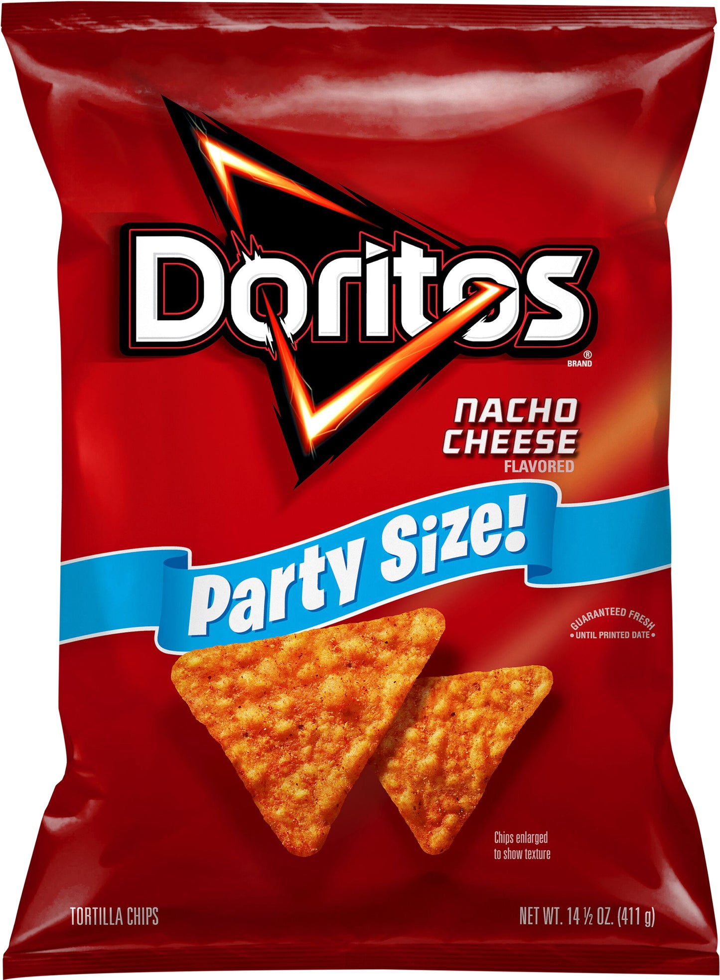 Doritos Tortilla Chips Nacho Cheese Flavored 14 1/2 Oz