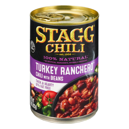 STAGG® CHILI Turkey Ranchero w/Beans Chili 15 oz. Pull-Top Can