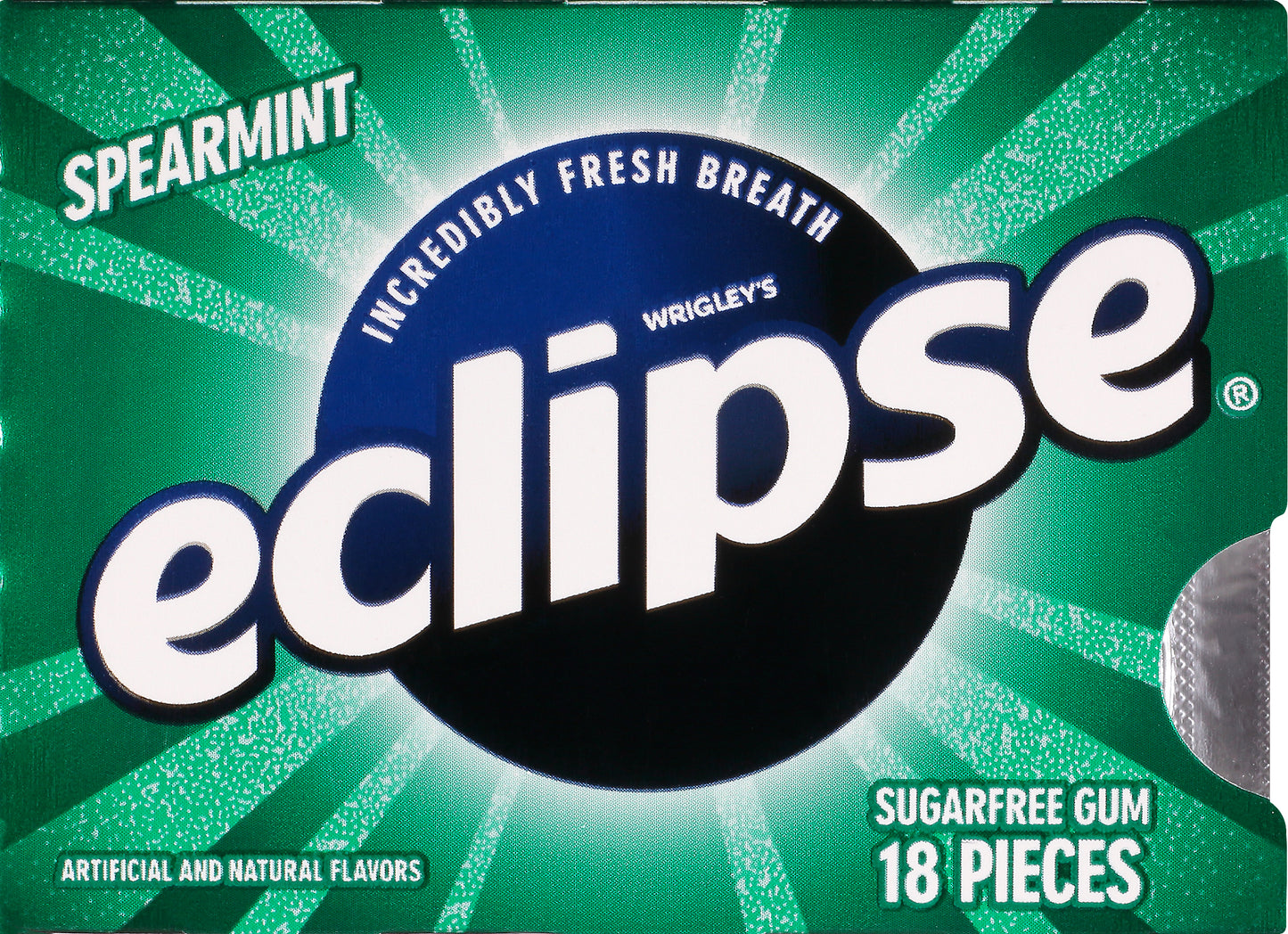 Eclipse Sugar Free Spearmint Gum 18 ea