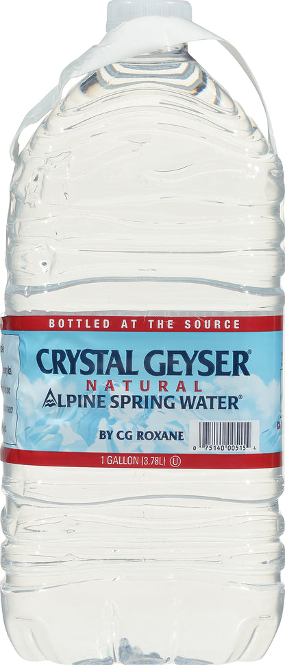 Crystal Geyser Natural Alpine Spring Water 1 gl