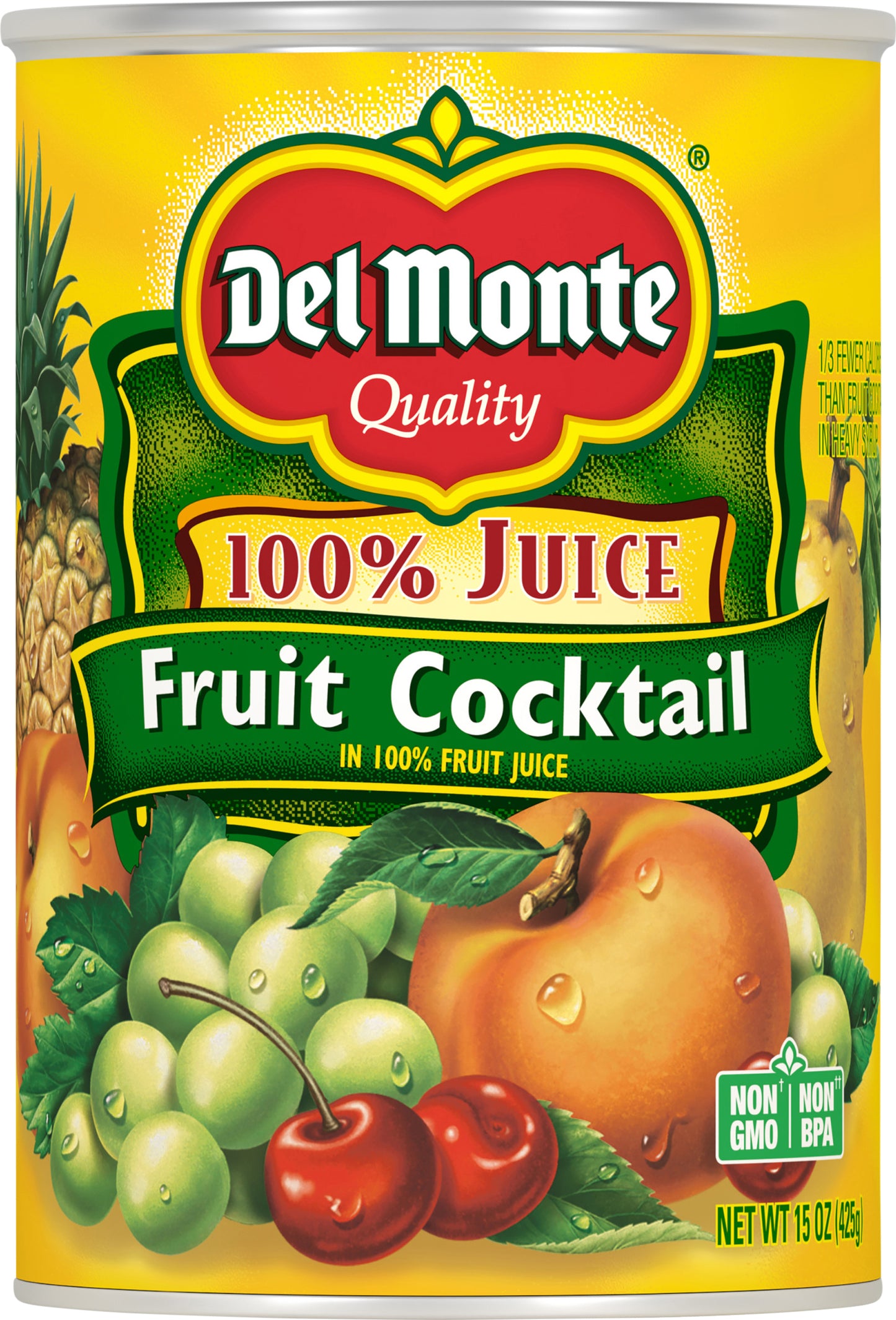 Del Monte 100% Juice Fruit Cocktail 15 oz
