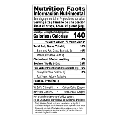 Sabritones Chile & Lime Flavored Puffed Wheat Snacks 4 oz