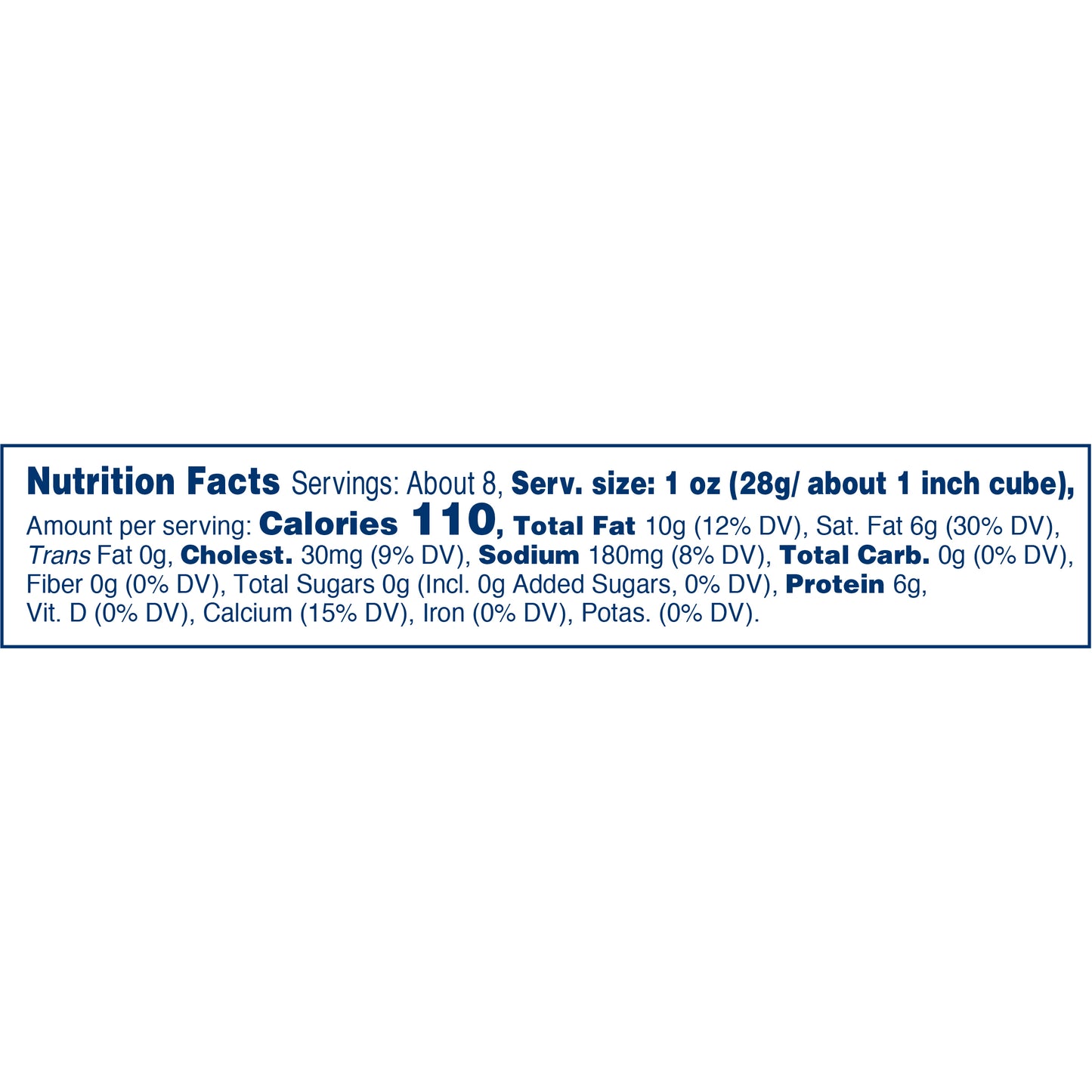 Kraft Extra Sharp Cheddar Cheese Block, 8 oz Wrapper