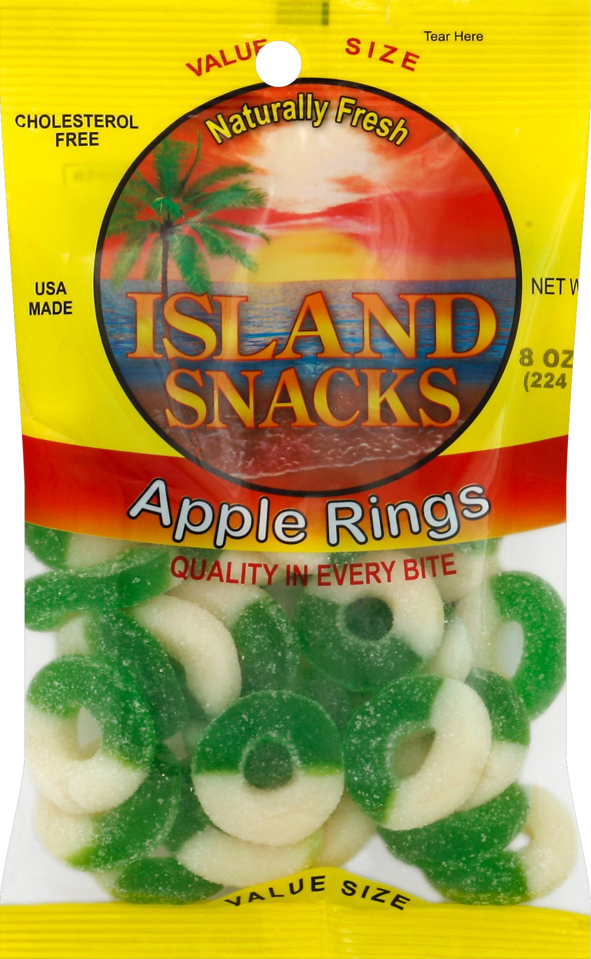 Island Snacks Apple Rings 9 oz