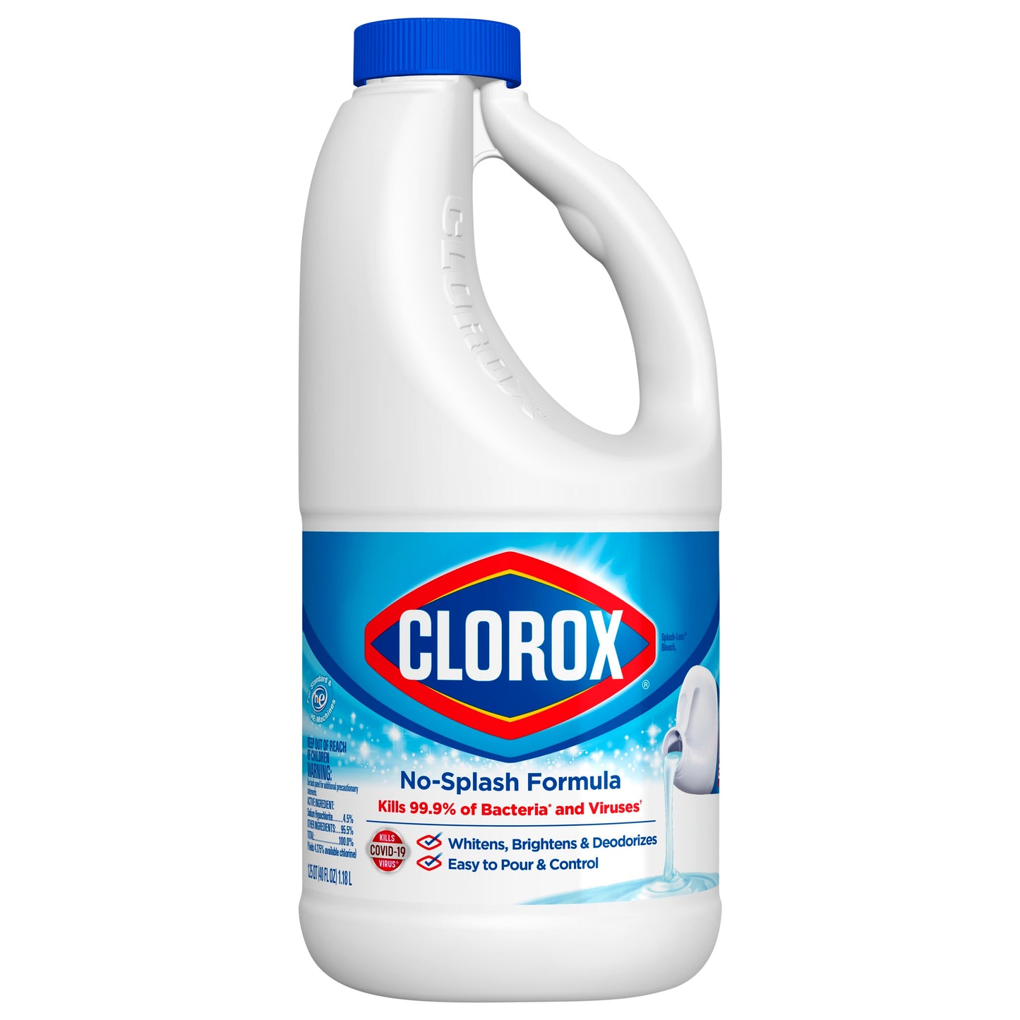 Clorox Splash-Less Bleach 1.25 qt