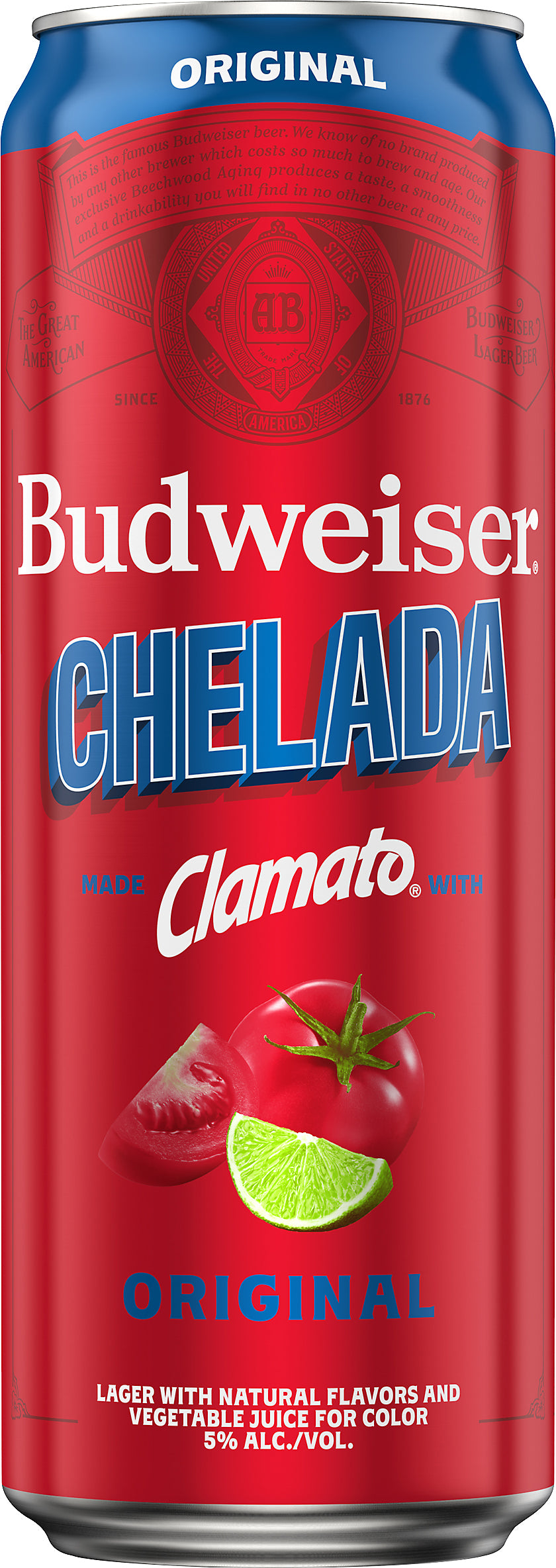 Budweiser Chelada Lager Original Beer 25 oz