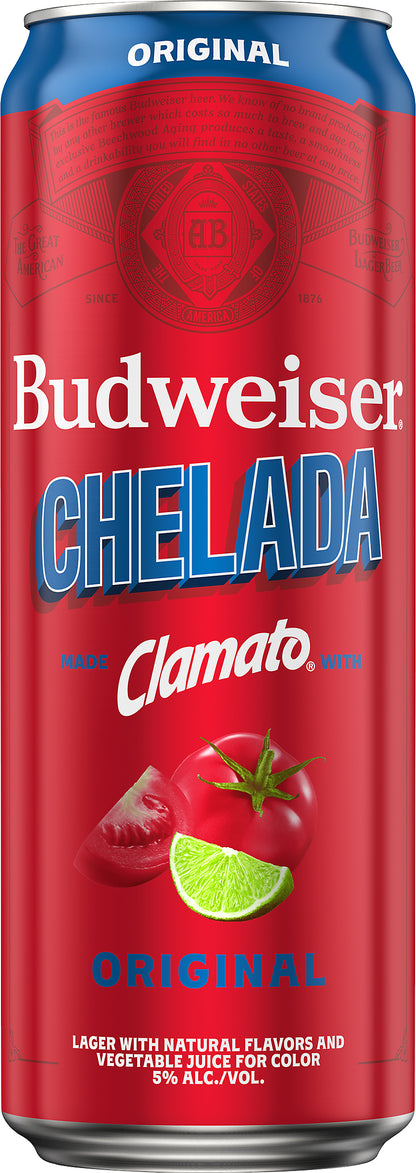 Budweiser Chelada Lager Original Beer 25 oz