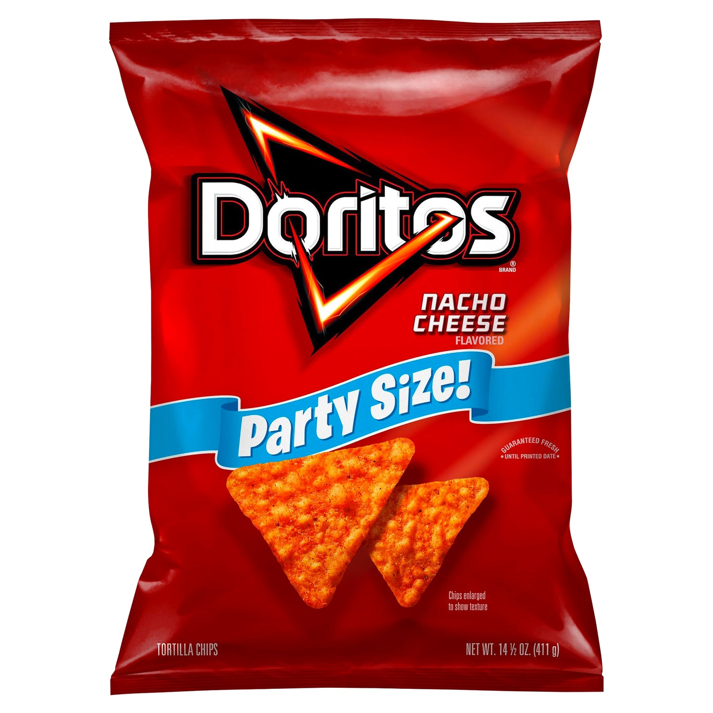 Doritos Tortilla Chips Nacho Cheese Flavored 14 1/2 Oz