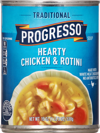 Progresso Traditional Hearty Chicken & Rotini Soup 19 oz
