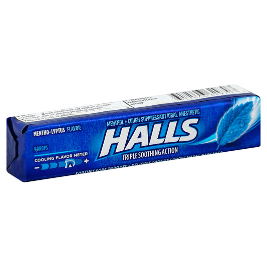 Halls Cough Suppressant/Oral Anesthetic 9 ea