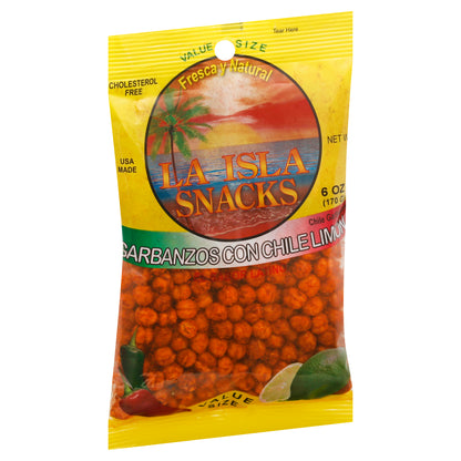 Island Snacks Value Size Garbanzos Con Chile Limon 6 oz