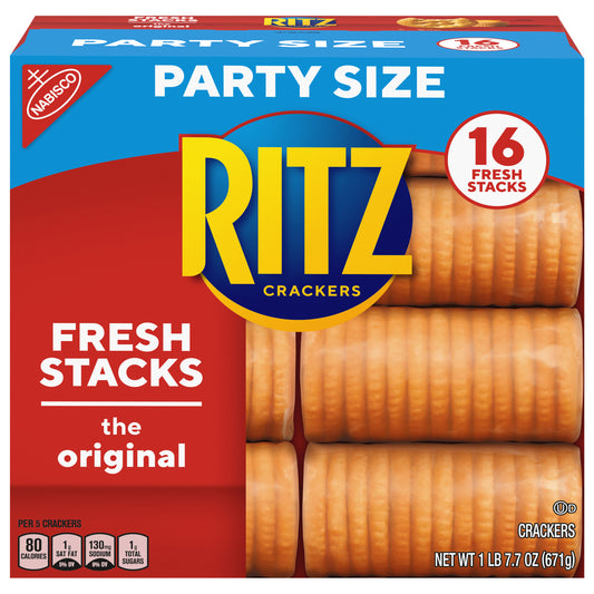 PARENT - MONDELEZ GLOBAL LLC (SNACKS US) Ritz Crackers Fresh Stacks Party Size Carton 581267 BE Upda