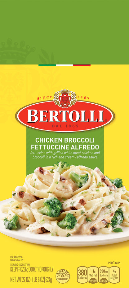 Bertolli Chicken Broccoli Fettuccine Alfredo 22 oz