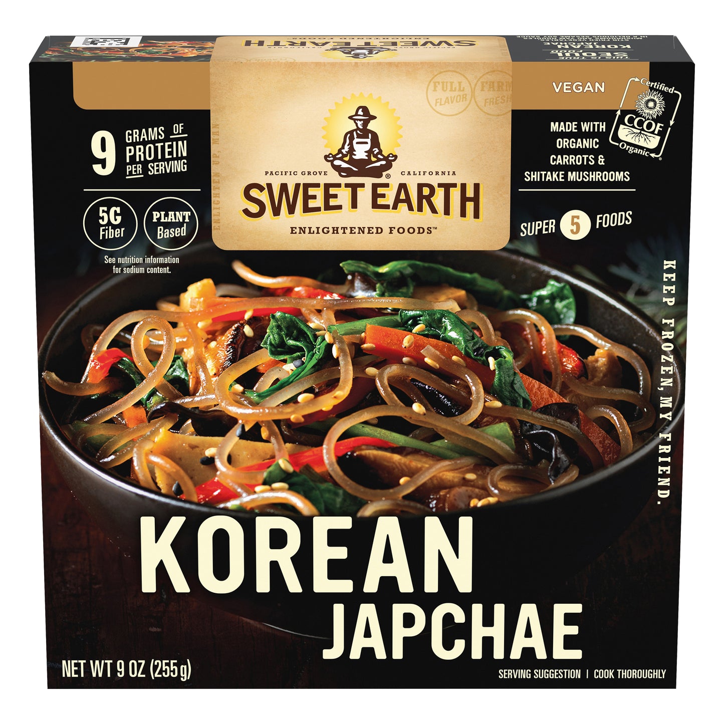 SWEET EARTH Korean Japchae 9 oz. Box