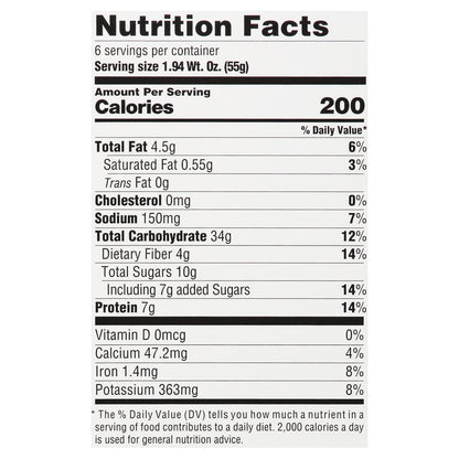 Umpqua Fruit & Nut Oats 6 ea