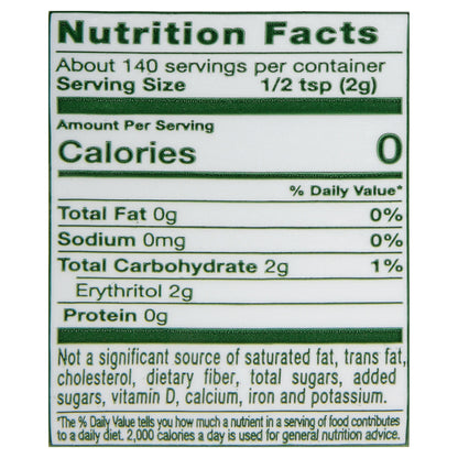 Whole Earth Stevia & Monk Fruit Sweetener 9.8 oz