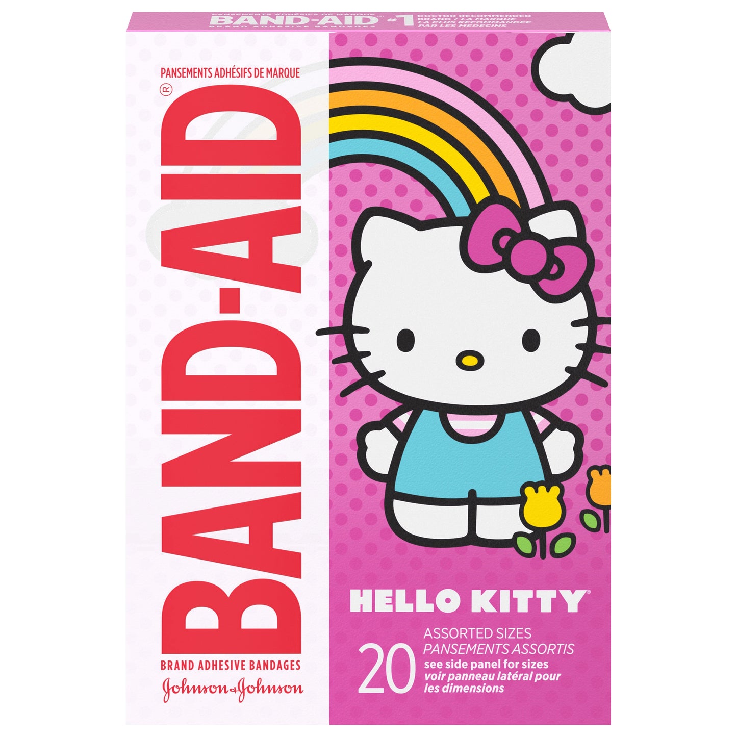 Band-Aid Hello Kitty Assorted Sizes Adhesive Bandages 20 ea