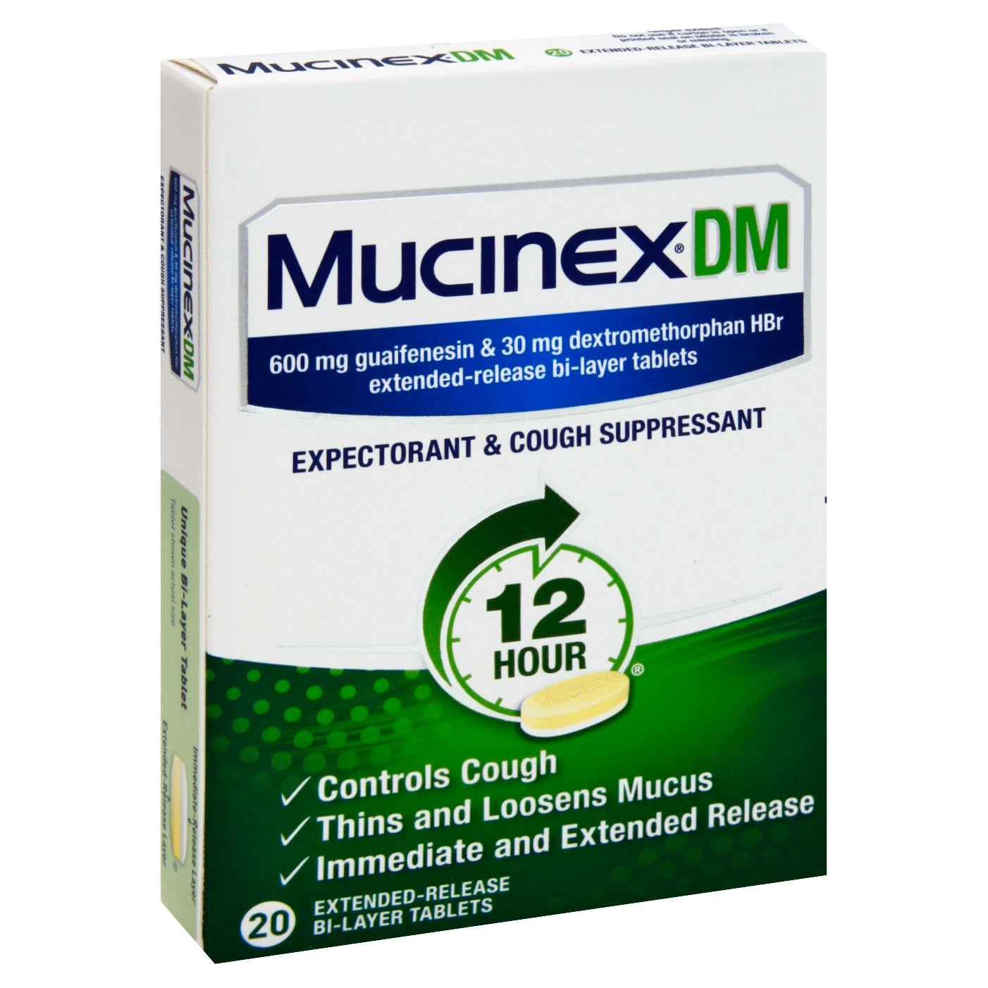Mucinex Expectorant & Cough Suppressant 20 ea
