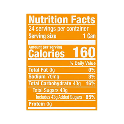 Crush Orange Soda, 12 fl oz cans, 24 pack