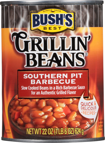Bush's Best Southern Pit Barbecue Grillin' Beans 22 oz