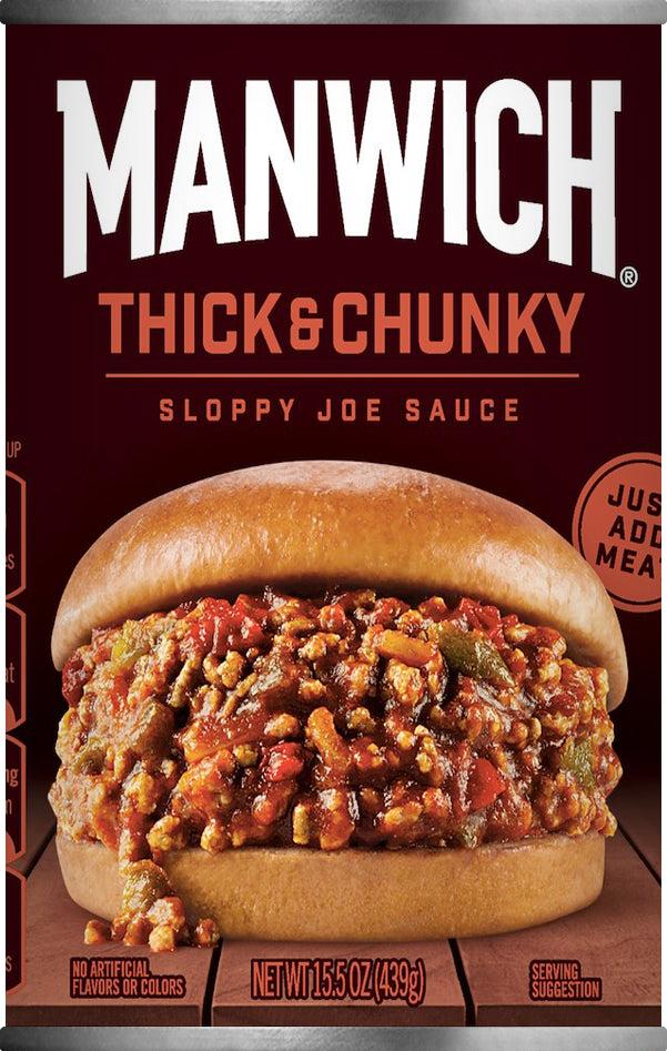 Manwich Thick & Chunky Sloppy Joe Sauce 15.5 oz