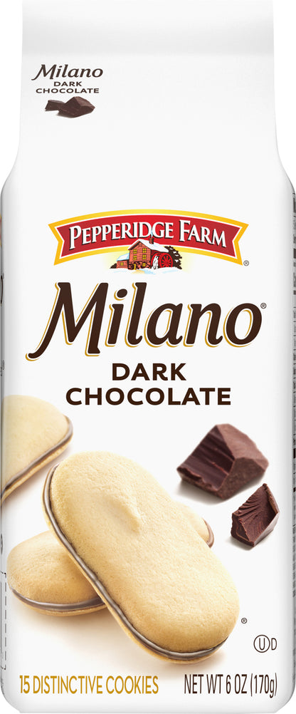Milano Distinctive Dark Chocolate Cookies 15 Cookies 15 ea