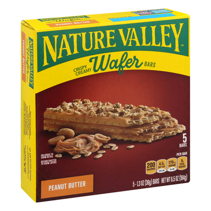 Nature Valley Peanut Butter Wafer Bars 5 - 1.3 oz Bars