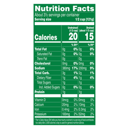 Del Monte Fresh Cut Harvest Selects Blue Lake Whole Green Beans 14.5 oz Can