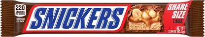 SNICKERS, Milk Chocolate Candy Bars, Sharing Size, 3.29 Oz