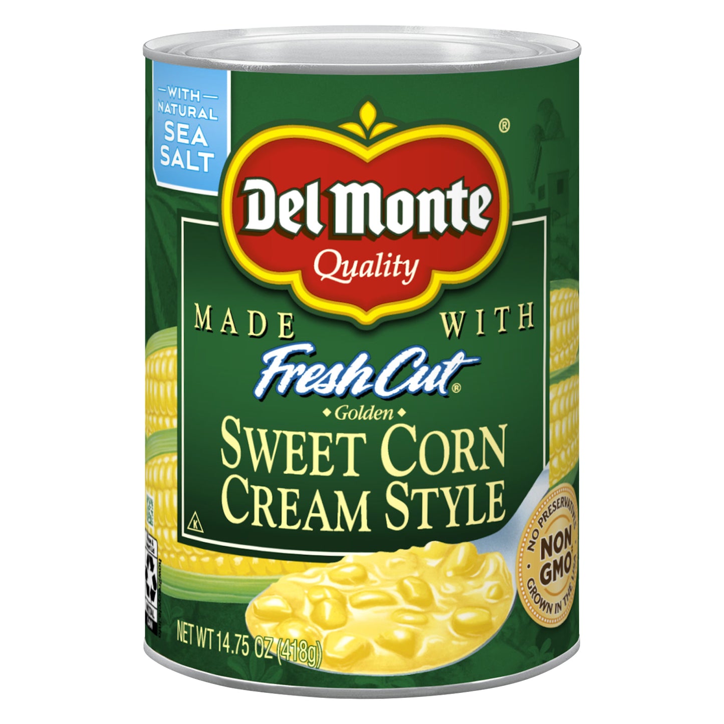Del Monte Fresh Cut Cream Style Golden Sweet Corn 14.75 oz Can