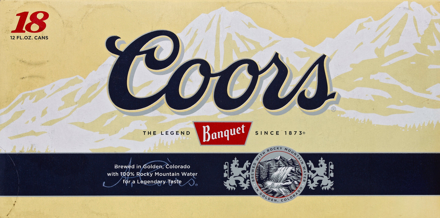 Coors Beer 18 ea