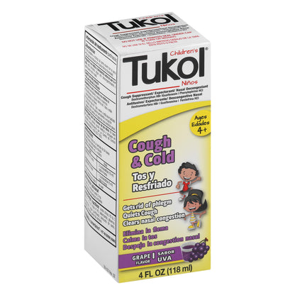Tukol Children's Grape Flavor Cough & Cold 4 oz