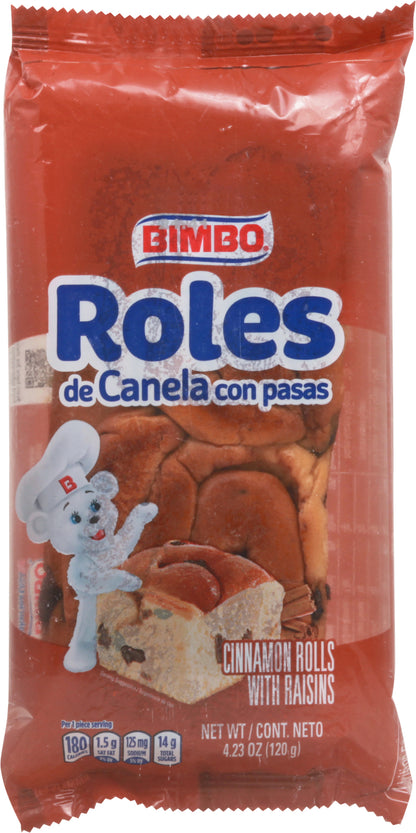 Bimbo With Raisins Cinnamon Rolls 4.23 oz