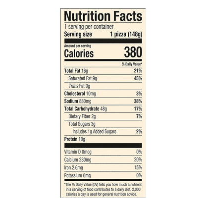 Celeste Original 4 Cheese Pizza 5.22 oz