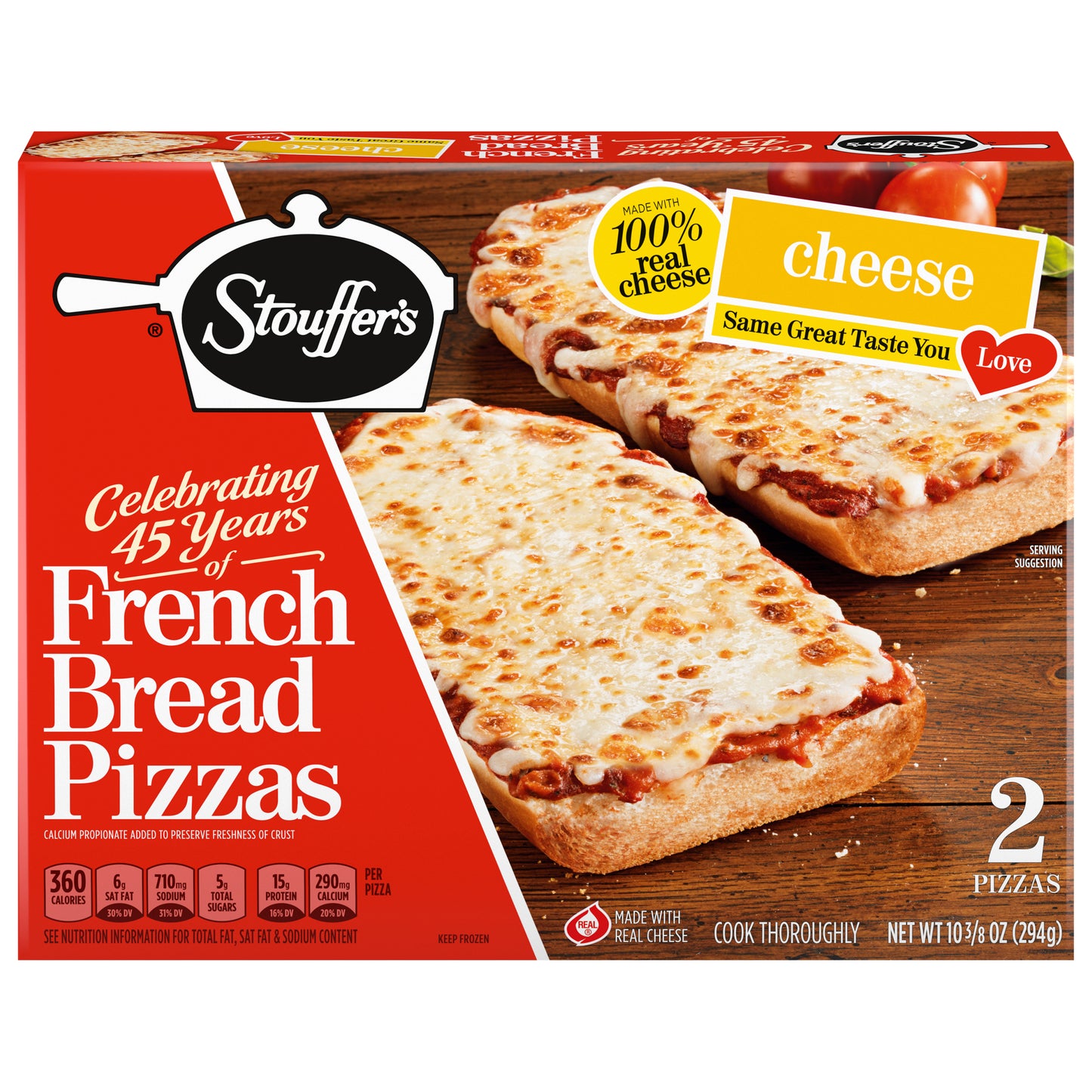 Stouffer - French Bread Pizza Cheese Pizza West Rock Claremont, NC 10 3-8 oz (294g)