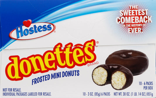 Hostess HOSTESS DONETTES FROSTED BOX 10 CT