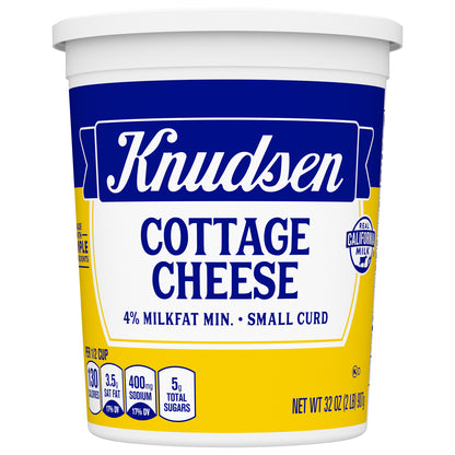 Knudsen Small Curd 4% Milkfat Cottage Cheese 32 oz. Tub