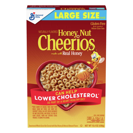 Honey Nut Cheerios Large Size Cereal 15.4 oz