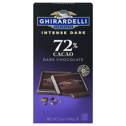 Ghirardelli Intense Dark 72% Cacao Dark Chocolate 3.5 oz