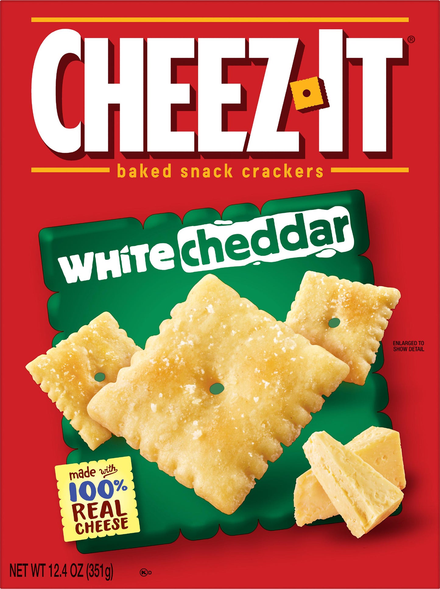 Cheez-It White Cheddar Baked Snack Crackers 12.4 oz
