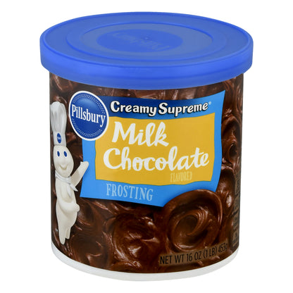 Pillsbury Creamy Supreme Milk Chocolate Flavored Frosting 16 oz