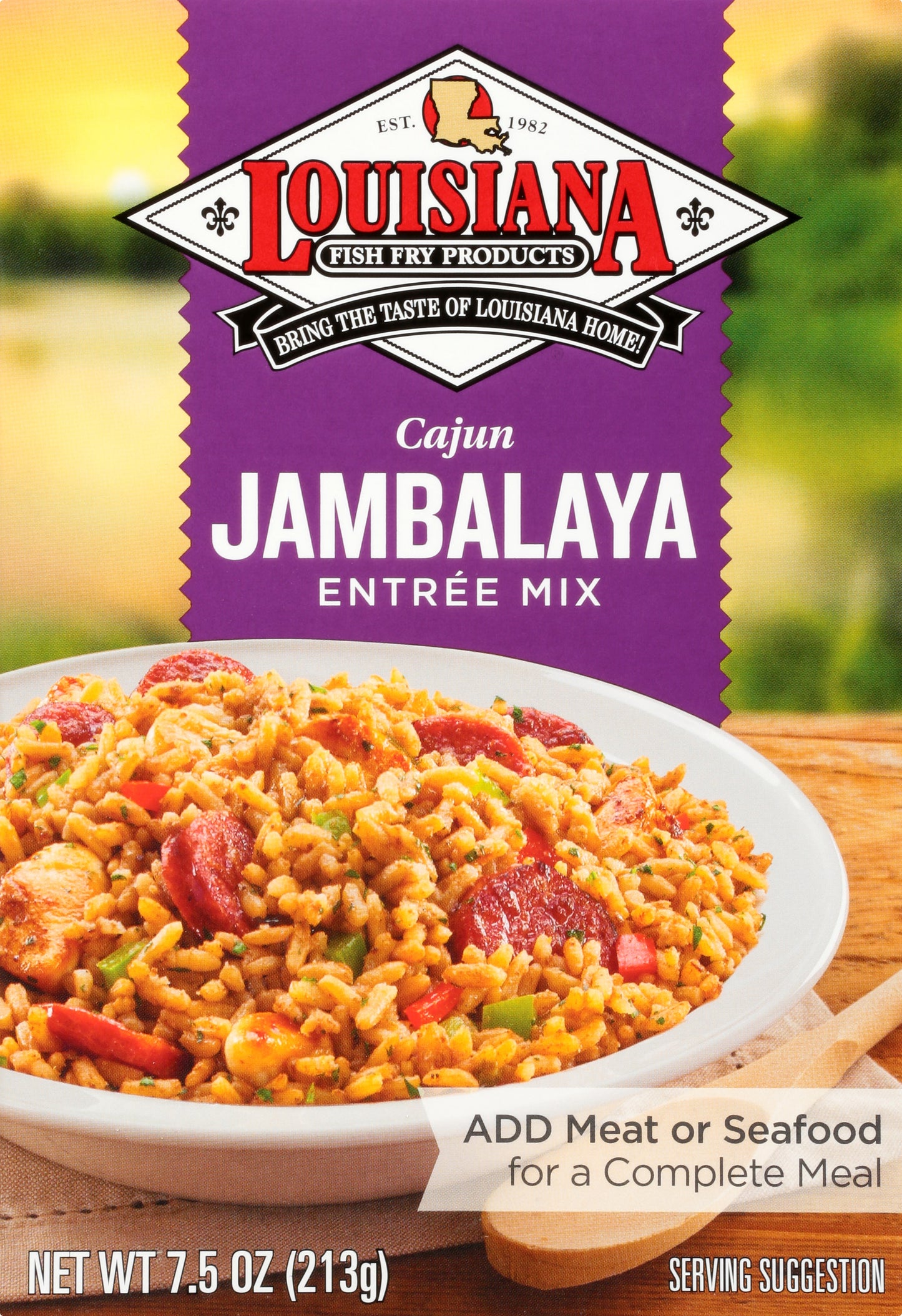 Louisiana Fish Fry Products Cajun Jambalaya Entree Mix 7.5 oz