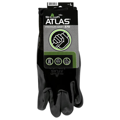 Showa Atlas Large Premium Grip 370 Gloves 1 ea