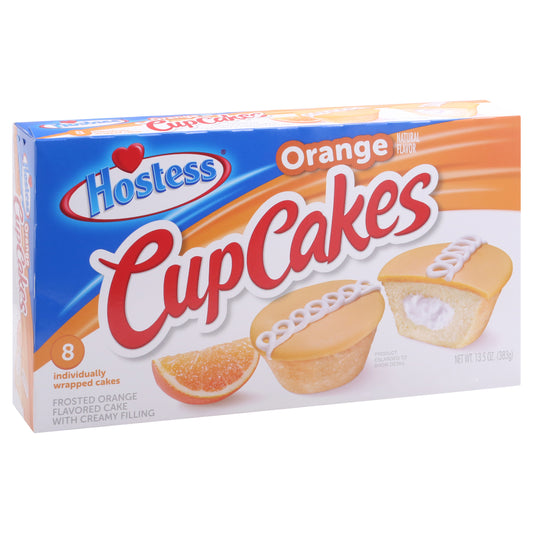 Hostess CupCakes 8 Pack Orange Cakes 8 ea