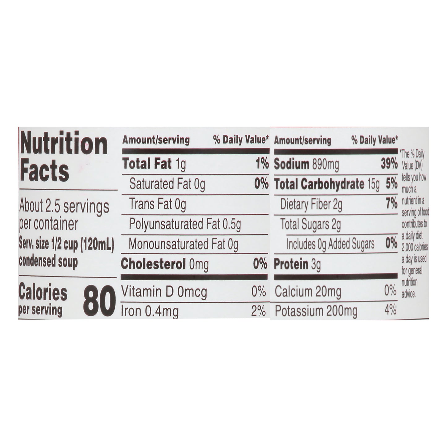 Campbell's Old Fashioned Vegetable Condensed Soup 10.5 oz