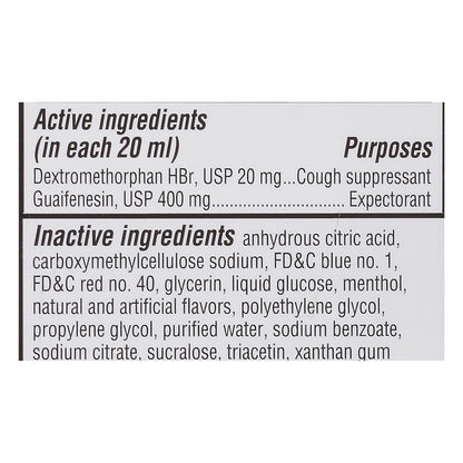 Robitussin Adult Maximum Strength Cough + Chest Congestion DM 4 oz