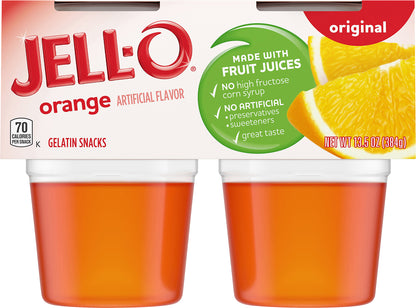 JELL-O Original Orange Gelatin Snacks 13.5 oz