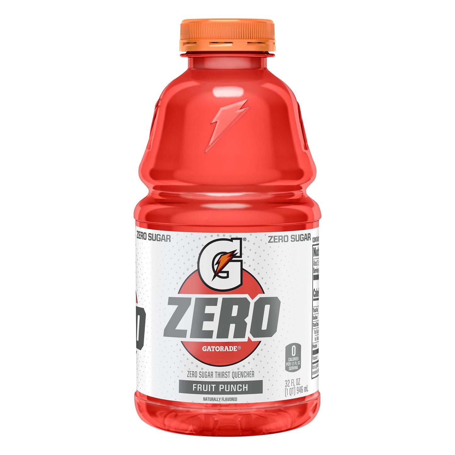 Gatorade Zero Zero Sugar Fruit Punch Thirst Quencher 32 oz