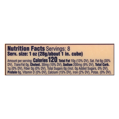 Tillamook Sharp Cheddar Cheese 8 oz