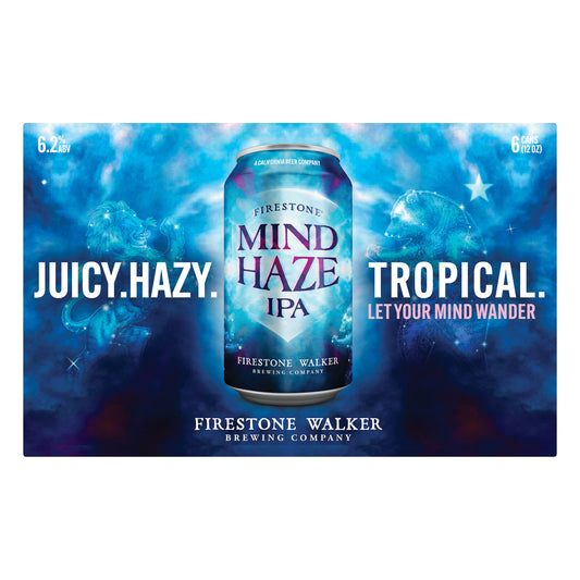 Firestone Walker 6 Pack IPA Mind Haze Beer 6 ea